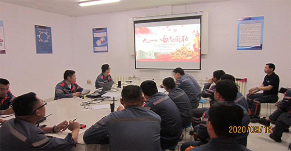 動力車間舉行紀念九一八愛國主義宣講活動  ——銘記曆史、勿忘國恥、牢記使命、強我中華